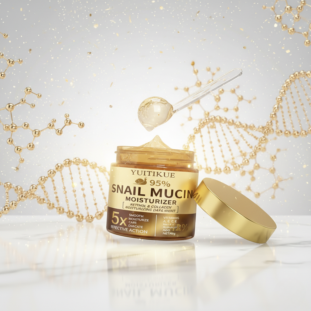 THERAPIUM™ YUITIKUE 95% CREME DE MUCINA DE CARACOL – Reparação Celular & Fórmula Glow (60g)