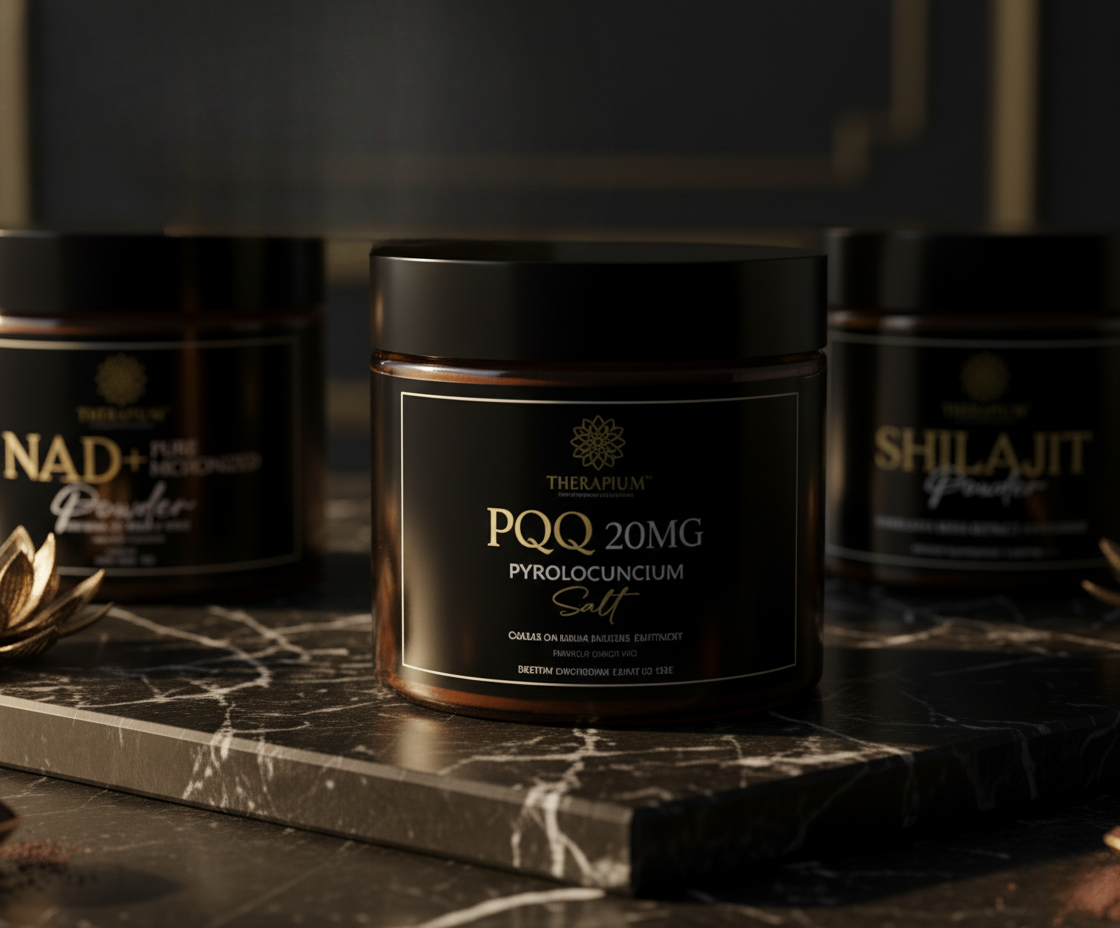 Stivă de suport celular THERAPIUM™ – NAD+, PQQ și Shilajit