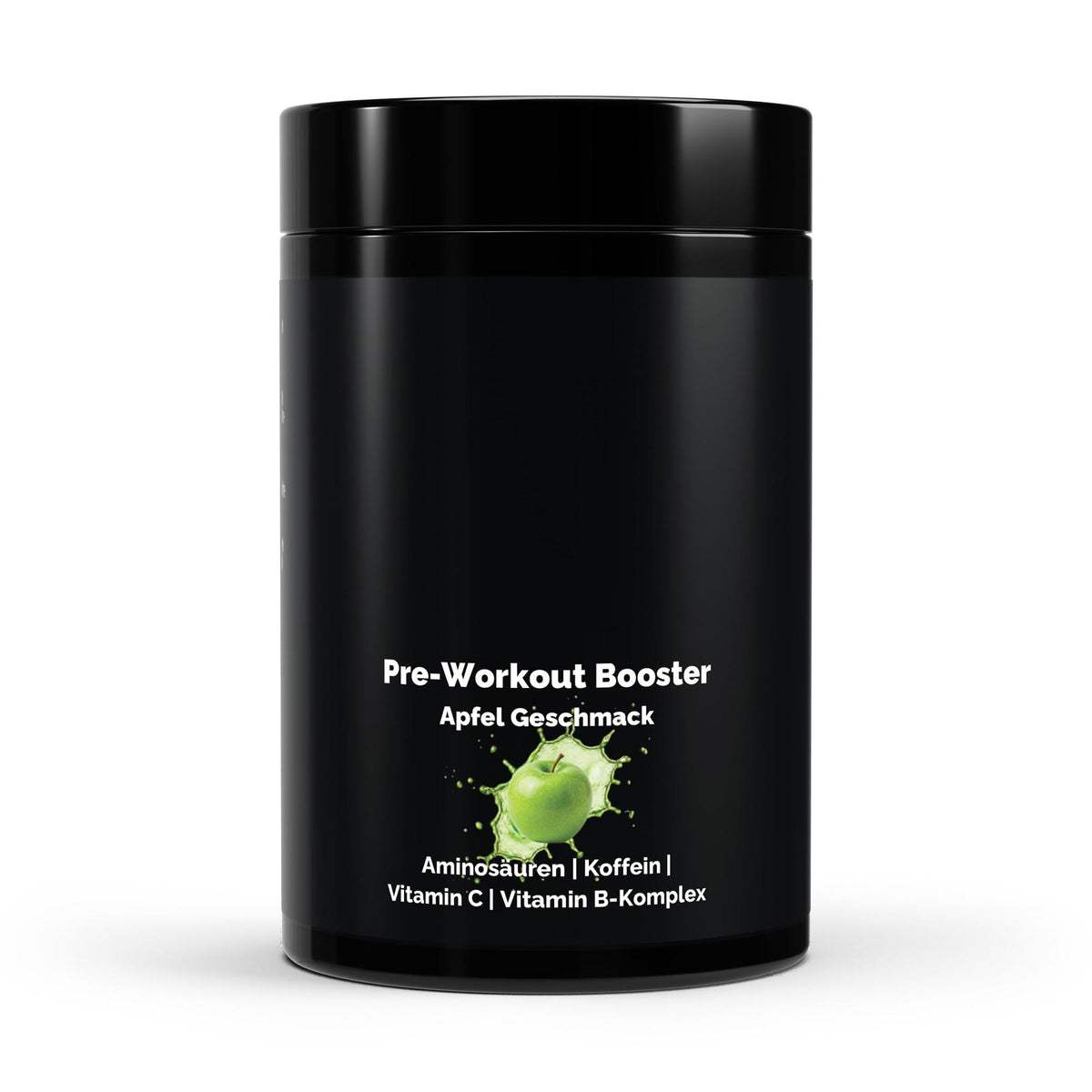 Therapium Pre-Workout Booster Apple, a 520 g tin of powder