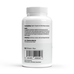 Therapium Egyptian Black Seed Oil, a jar of 240 vegan softgels with black cumin oil