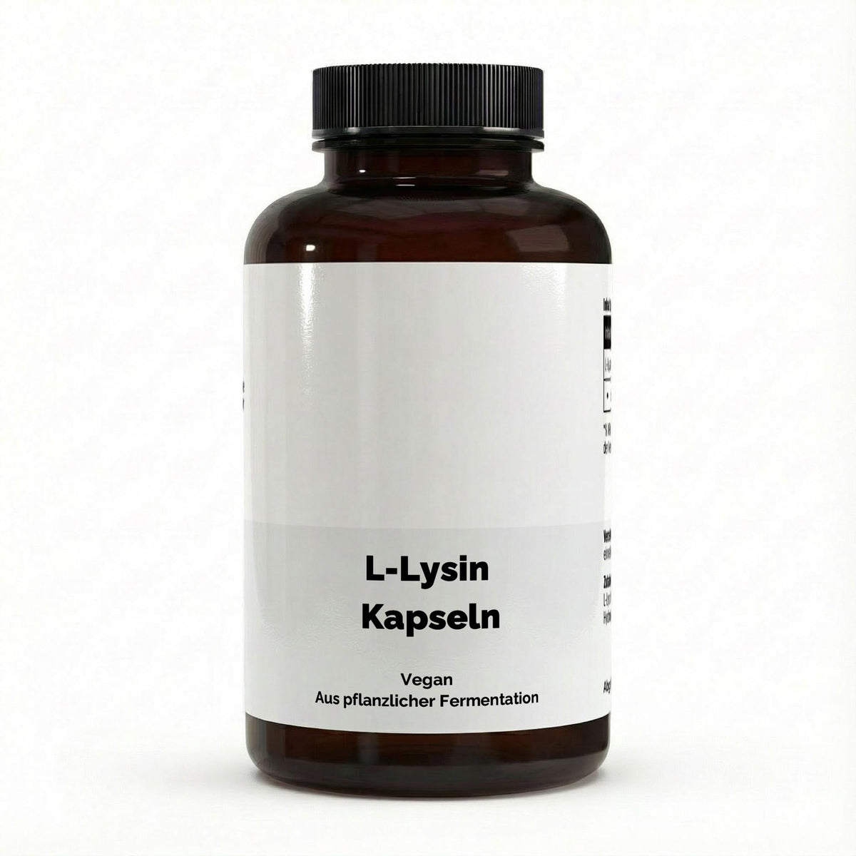 Therapium L-Lysine, a jar of 100 vegan capsules