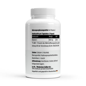 Therapium Buffered Vitamin C 500 mg, a jar of 240 capsules
