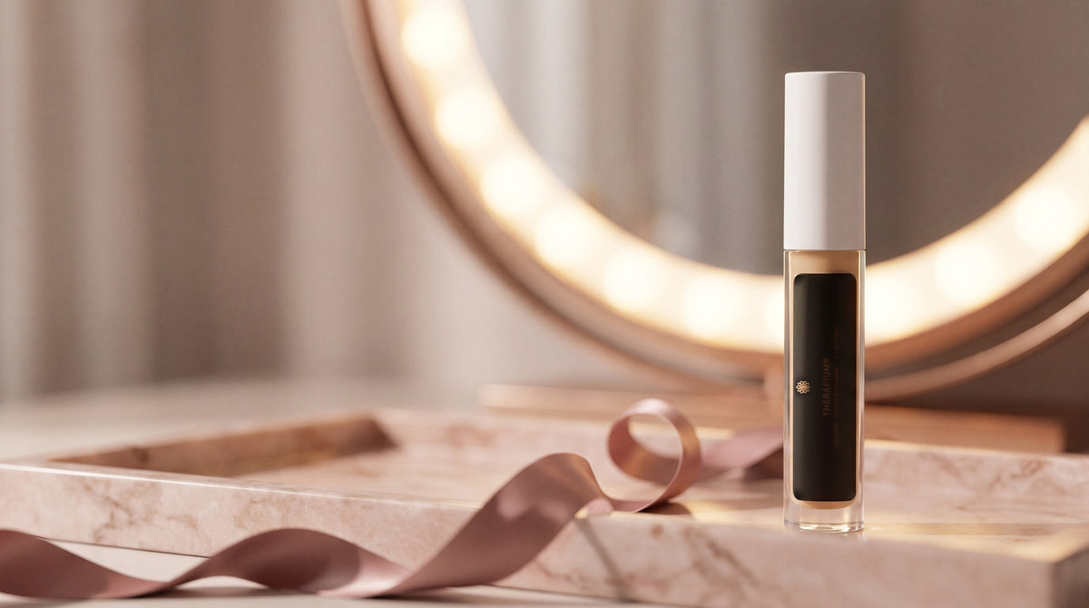 Therapium VELOURIS™ Correcting Concealer — 10 Light Warm in a cinematic scene