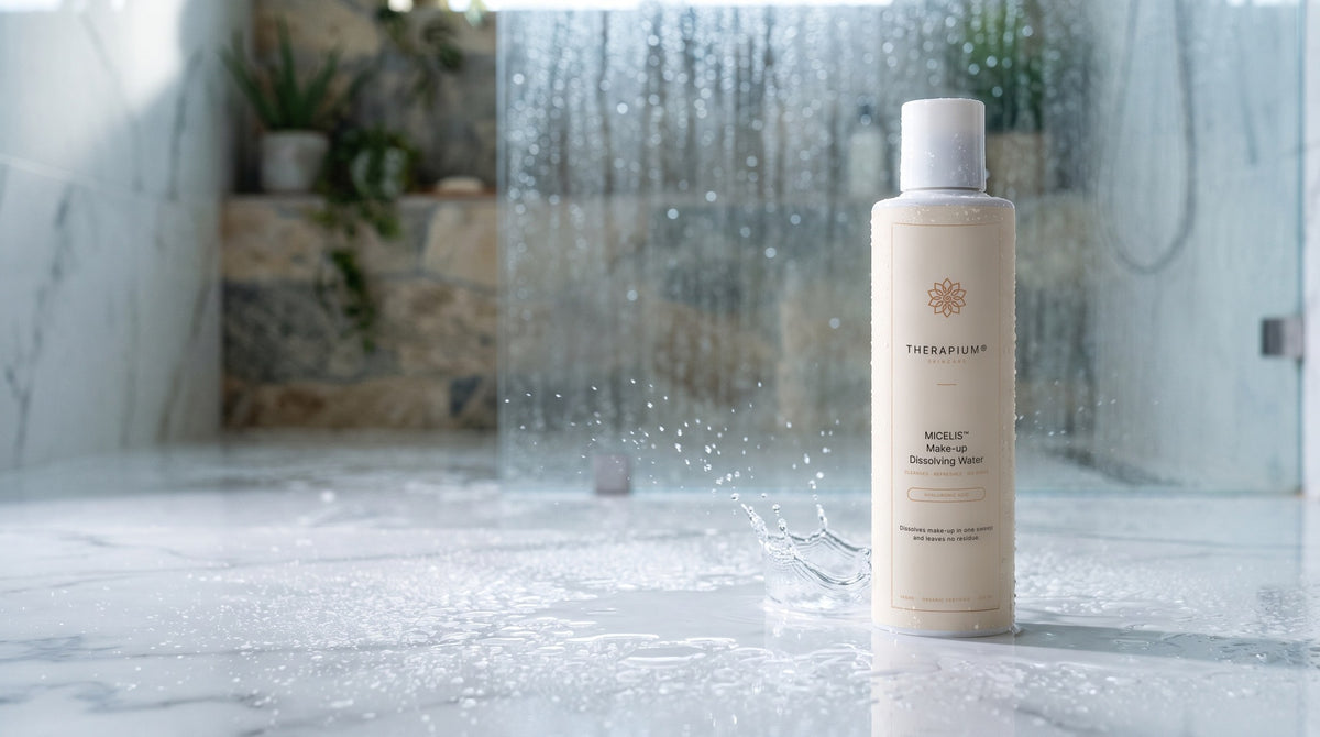Therapium MICELIS™ Make-up Dissolving Water in a cinematic scene
