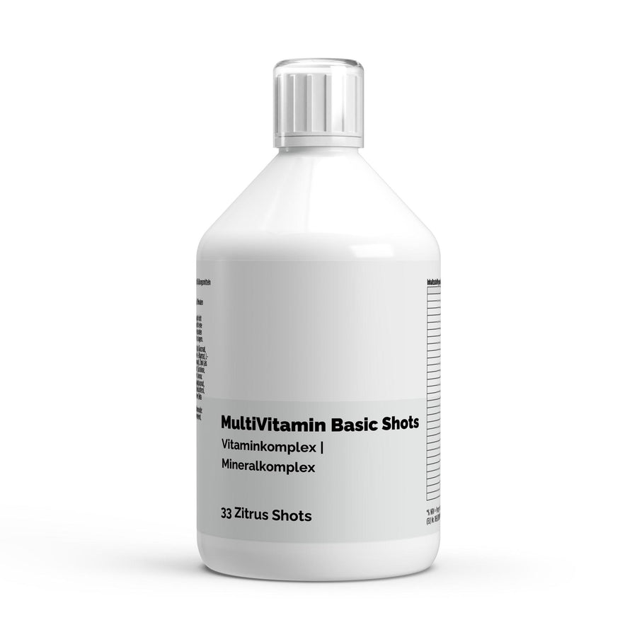 Therapium Multivitamin Basic Shots Plus+, 500 ml bottle