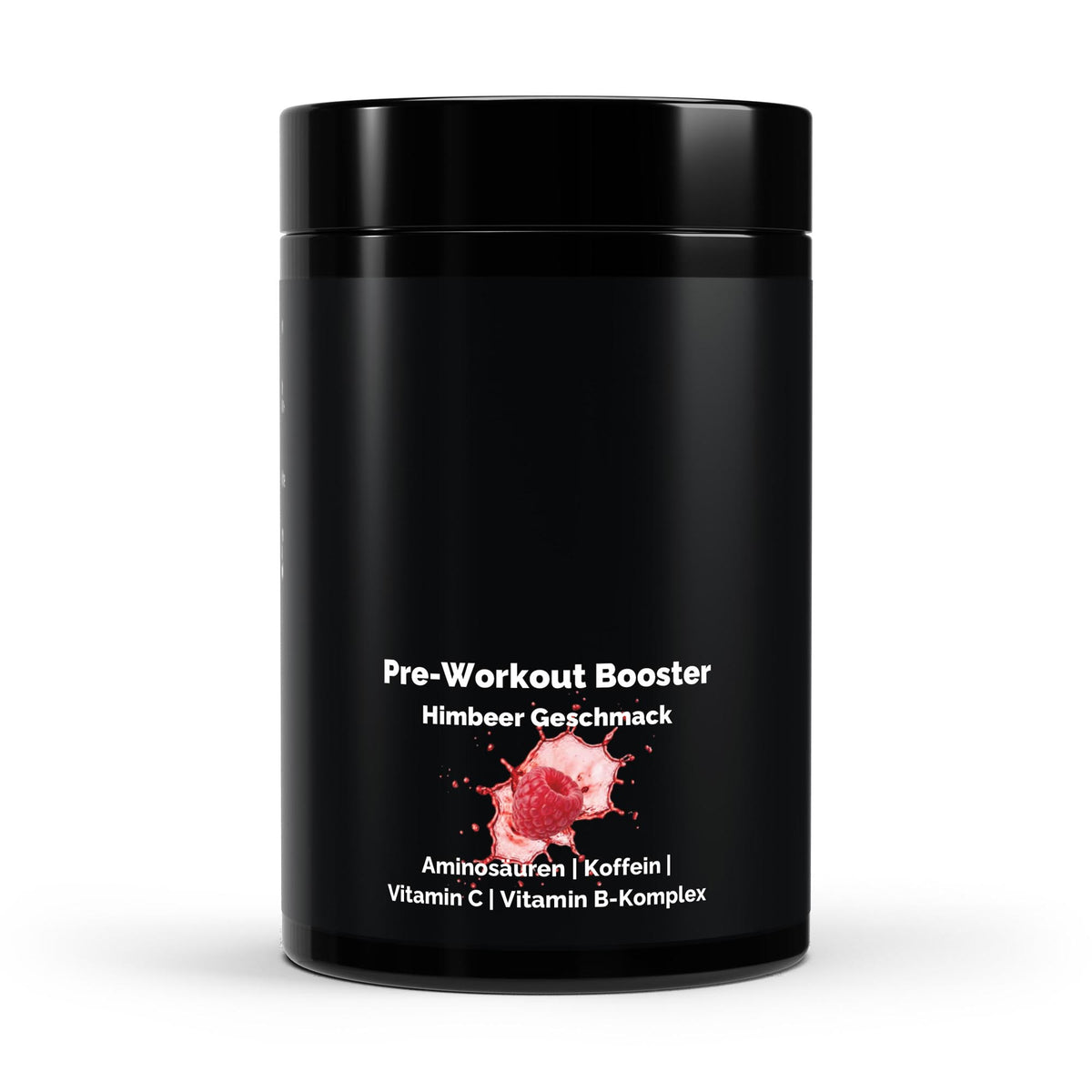 Therapium Pre-Workout Booster Raspberry, a 520 g tin of powder