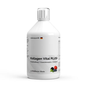 Therapium Collagen Vital PLUS+ Shots Wild Berry, 500 ml bottle
