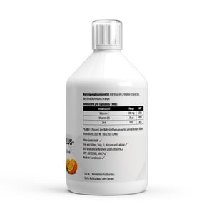 Vita Shield PLUS+ Shots — label with nutrition information