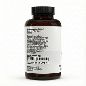 Therapium Shilajit, a jar of 90 vegan capsules with extract at 20% fulvic acid