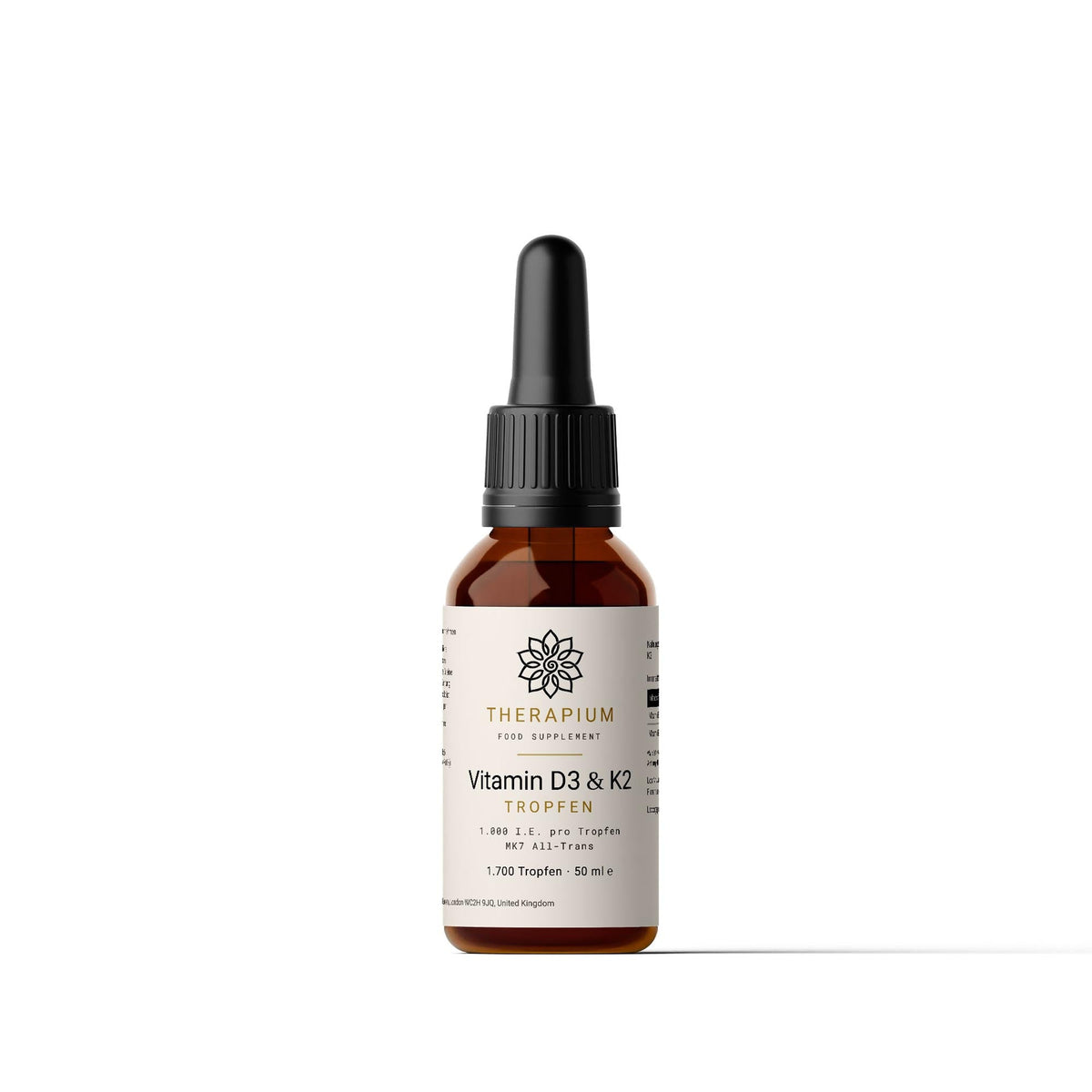 Therapium vitamin d3 k2 drops 50ml — studio