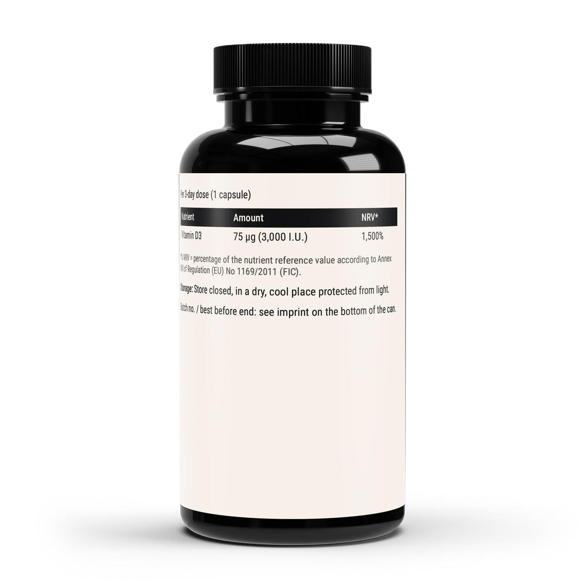 Therapium vitamin d3 3 000 i u 60 vegan softgels — Label: Printed on the label