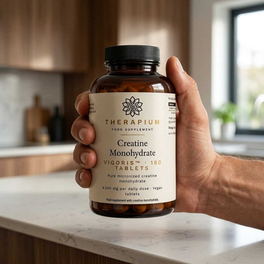 Therapium creatine monohydrate 180 vegan tablets — scene_a