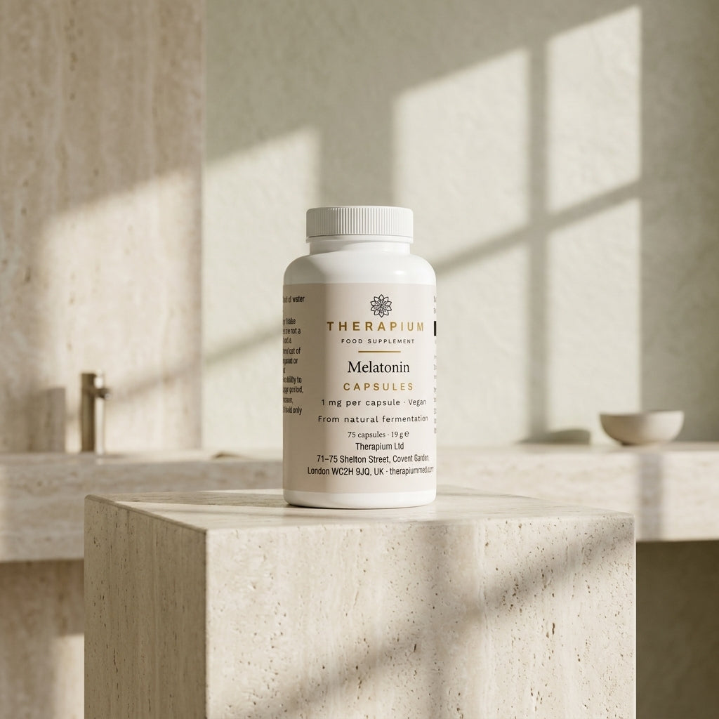 Therapium melatonin 75 capsules — Shelf: Closed, dry, away from light