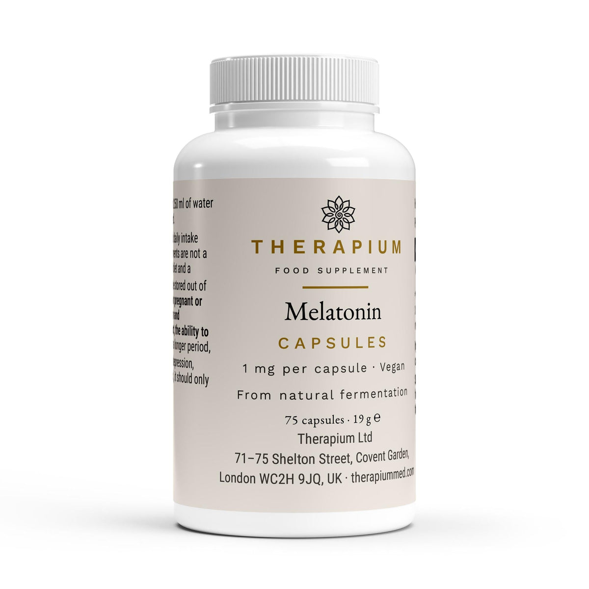 Therapium melatonin 75 capsules — Studio: The jar