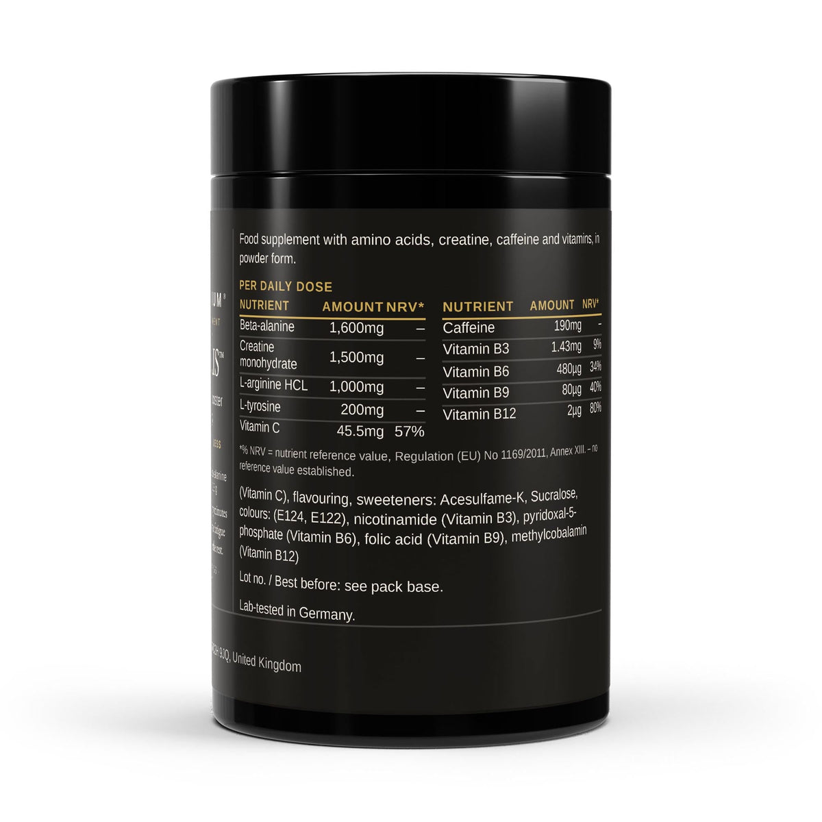 Therapium VIGORIS Pre-Workout Booster Raspberry 520 g — scene_a