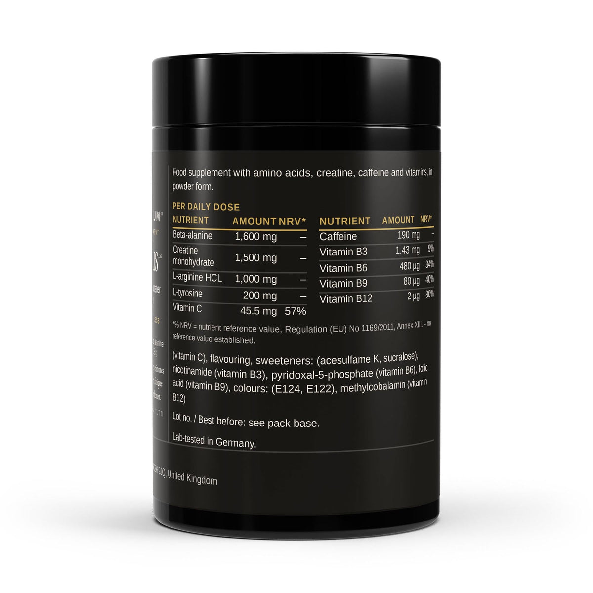 Therapium VIGORIS Pre-Workout Booster Tutti Frutti 520 g — scene_a