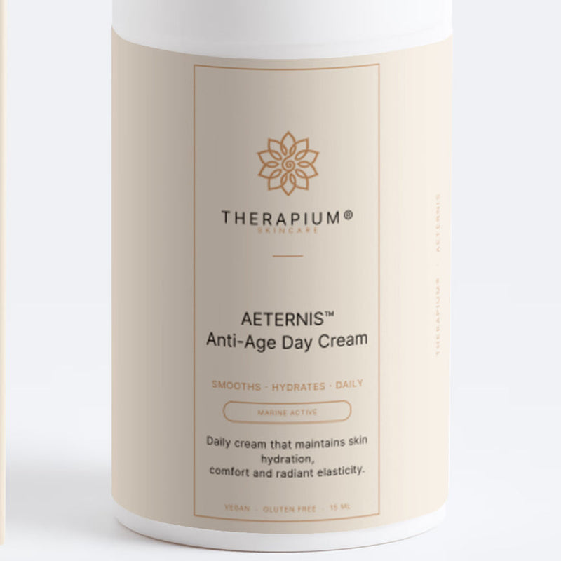 The front label of the AETERNIS™ bottle