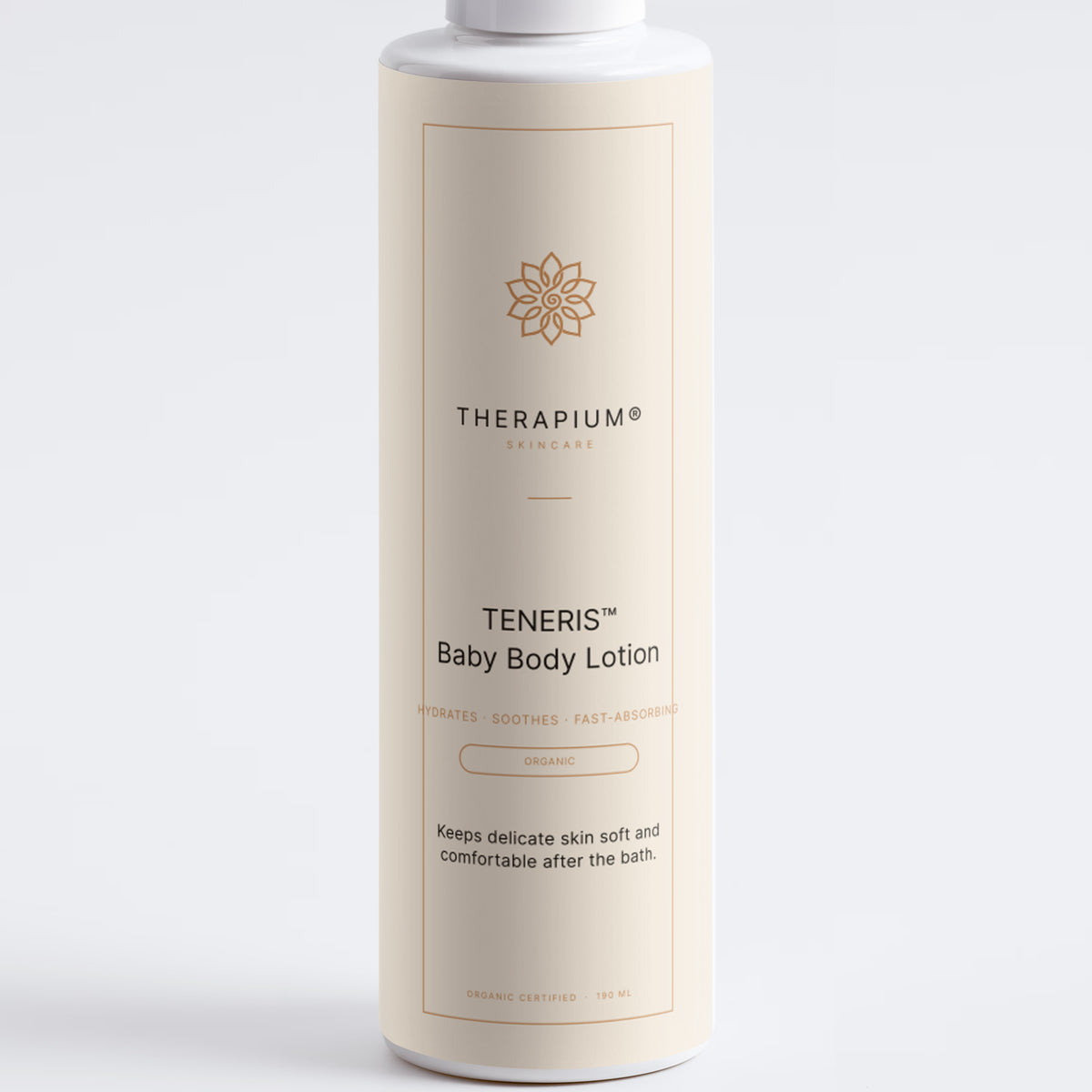 Therapium TENERIS™ Baby Body Lotion, front label