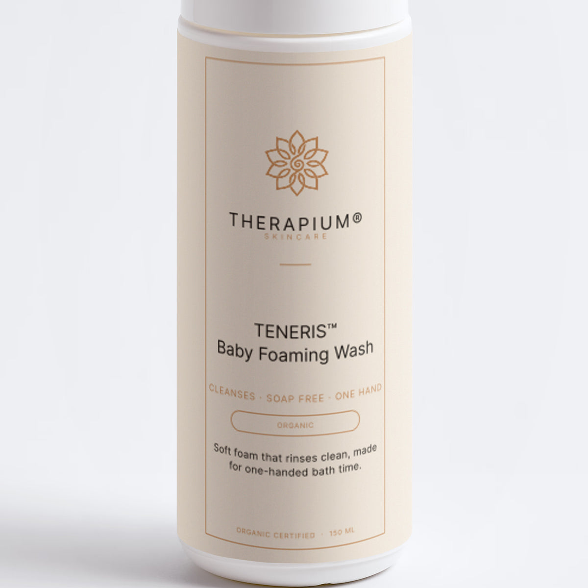 Therapium TENERIS™ Baby Foaming Wash, front label