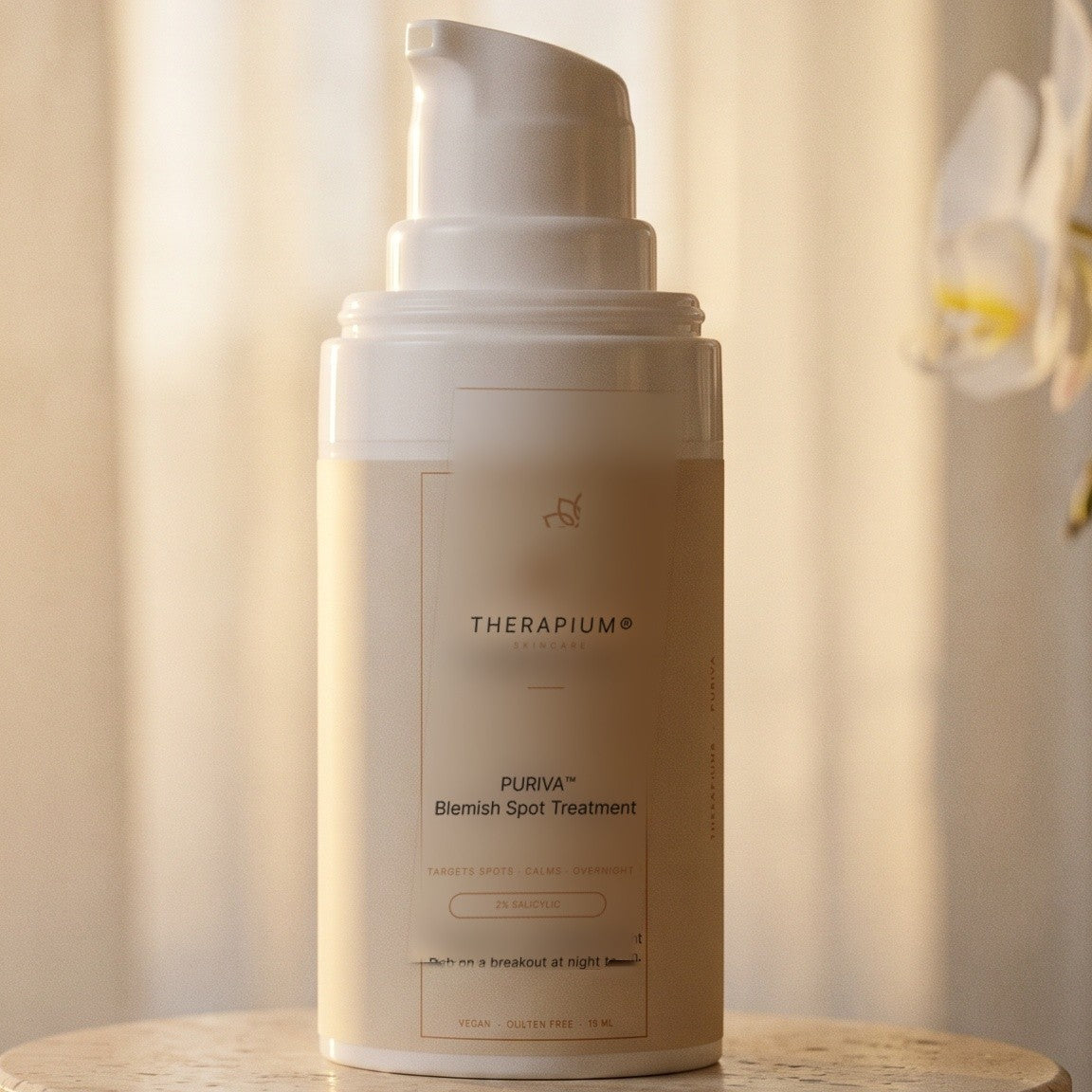 Therapium PURIVA™ Blemish Spot Treatment, styled scene