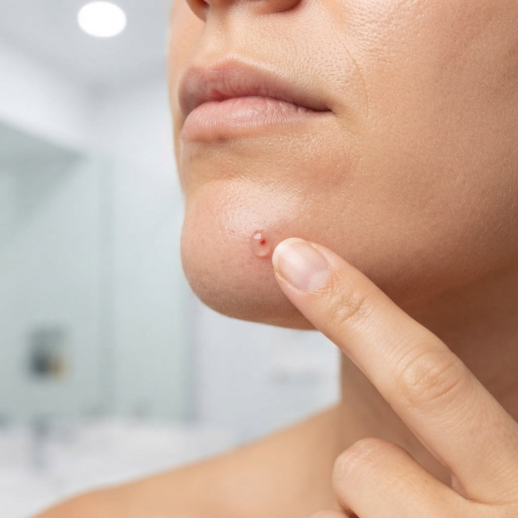 Therapium PURIVA™ Blemish Spot Treatment, in use
