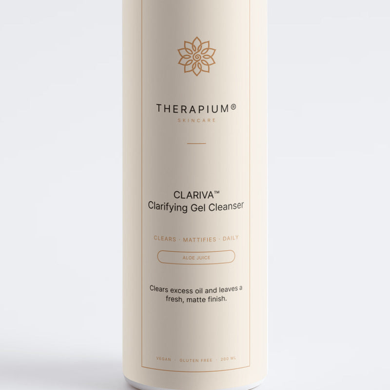 The label of the CLARIVA™ bottle