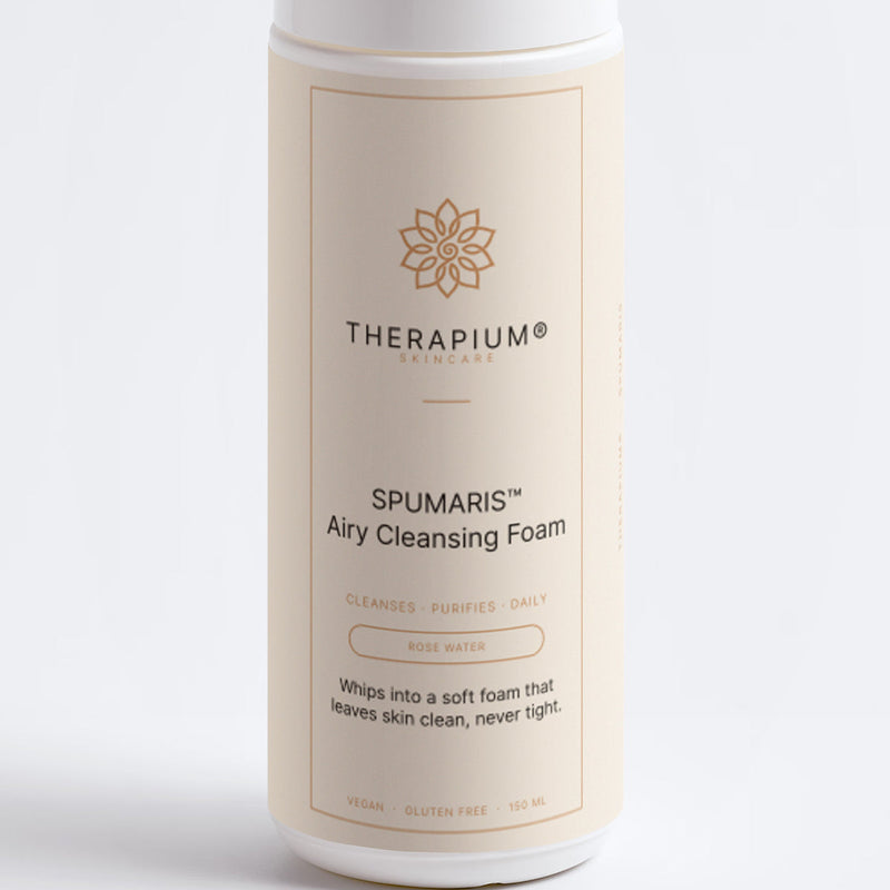 The front label of the SPUMARIS™ bottle