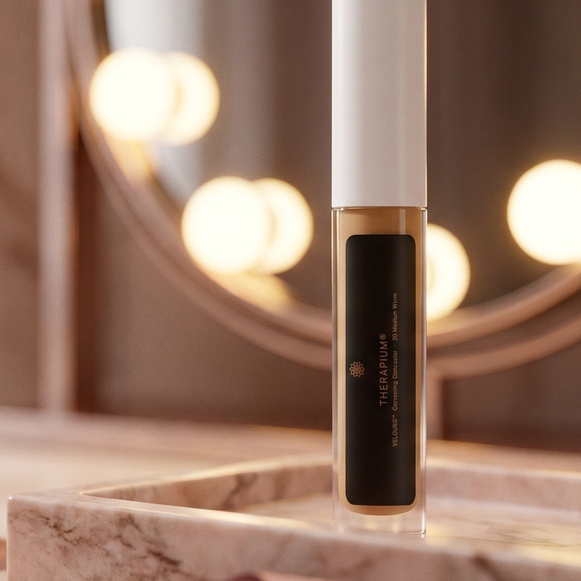 Therapium VELOURIS™ Correcting Concealer — 20 Medium Warm, styled scene
