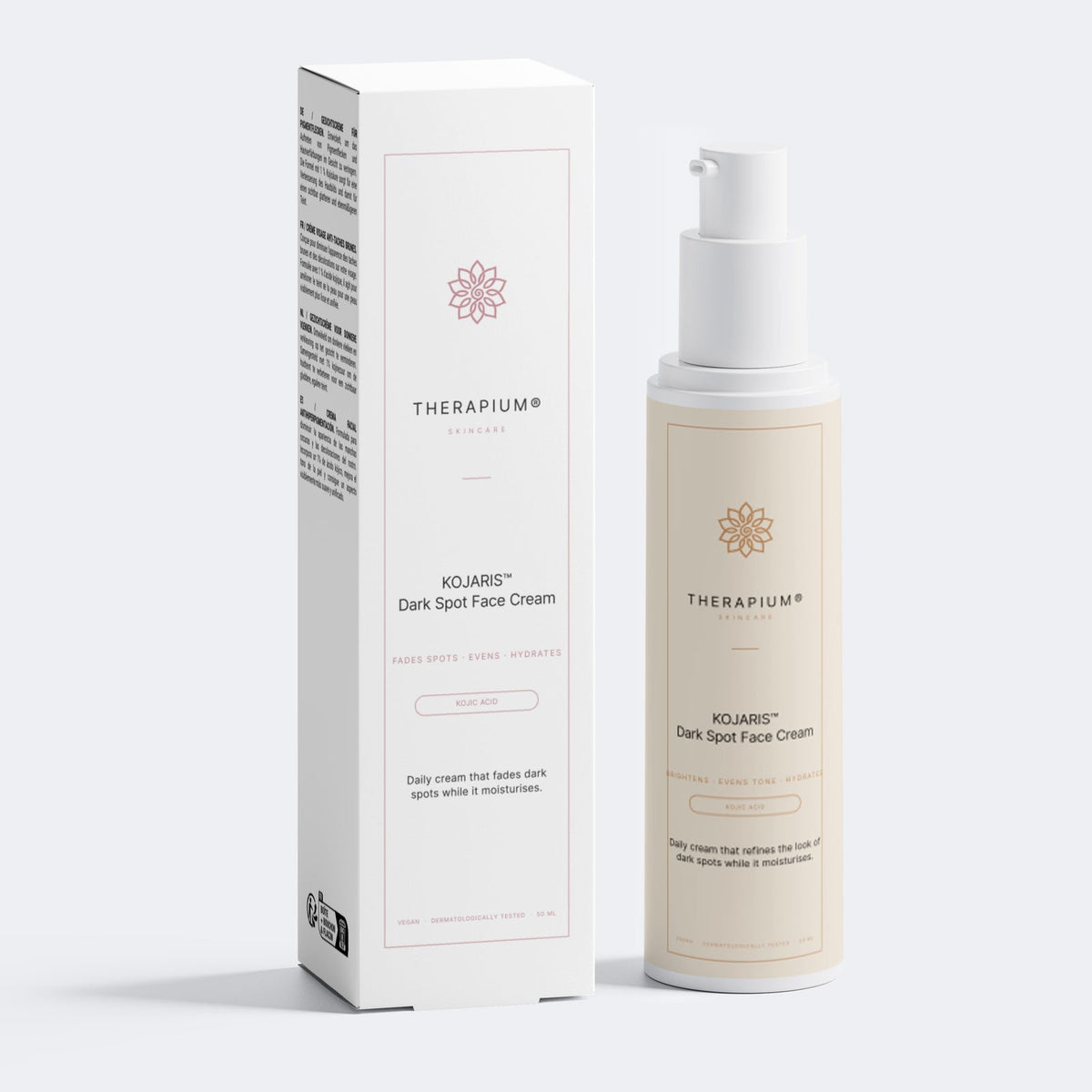 Therapium KOJARIS™ Dark Spot Face Cream, studio photo