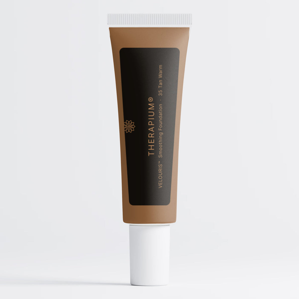 Therapium VELOURIS™ Smoothing Foundation — 35 Tan Warm, close-up of the pack
