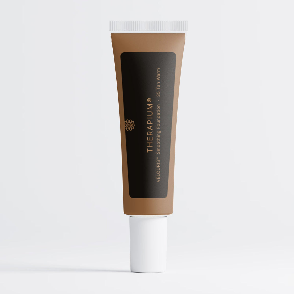 Therapium VELOURIS™ Smoothing Foundation — 35 Tan Warm, studio photo