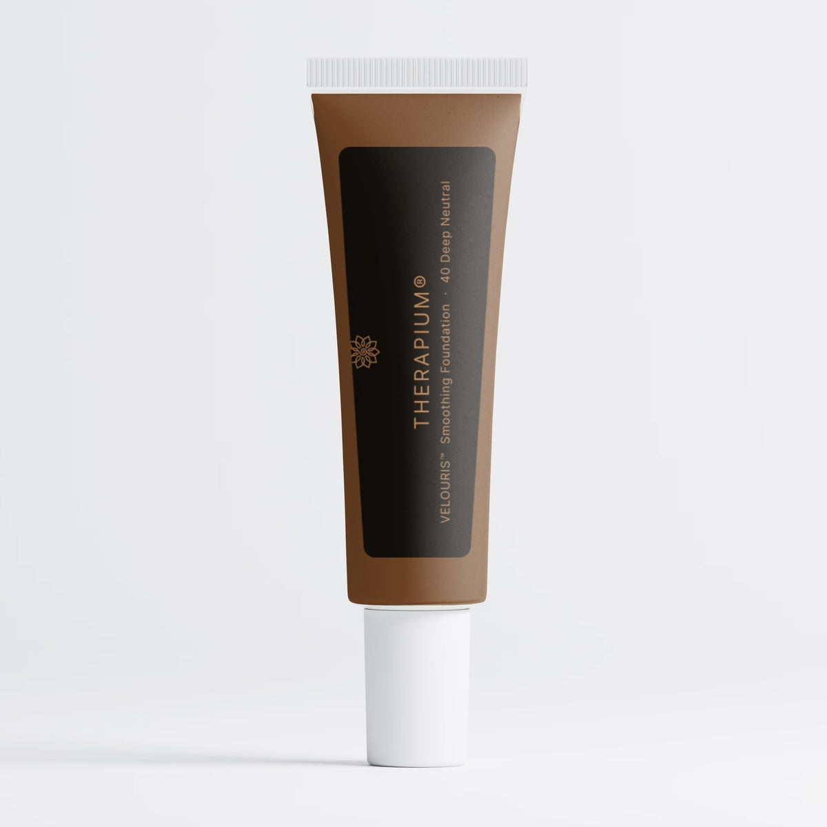 Therapium VELOURIS™ Smoothing Foundation — 40 Deep Neutral, studio photo