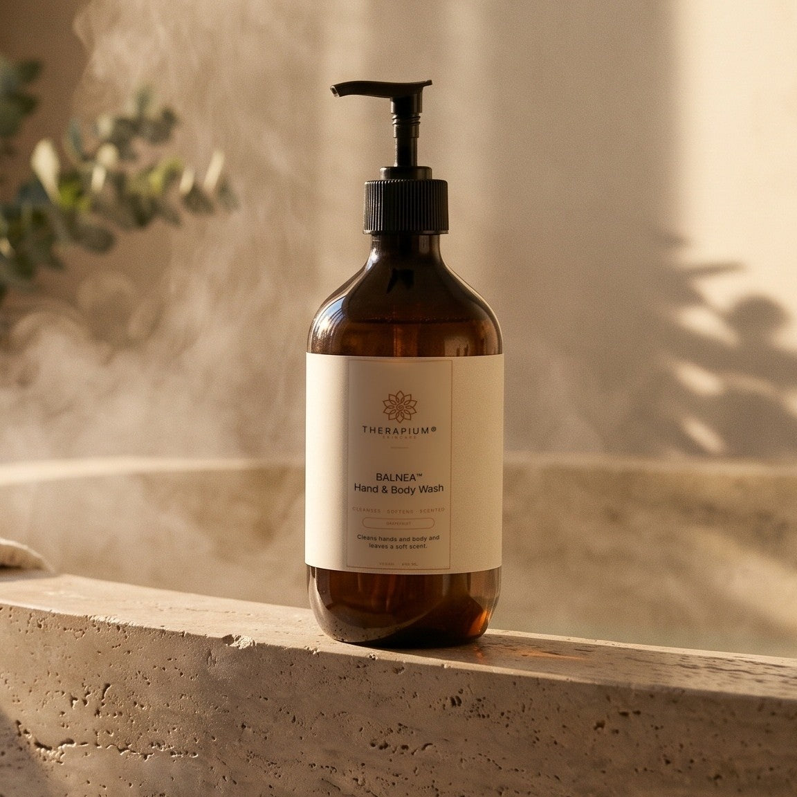 Therapium BALNEA™ Hand & Body Wash — Grapefruit, styled scene