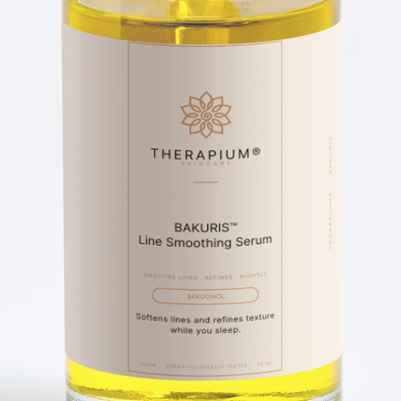 The front label of the BAKURIS™ bottle