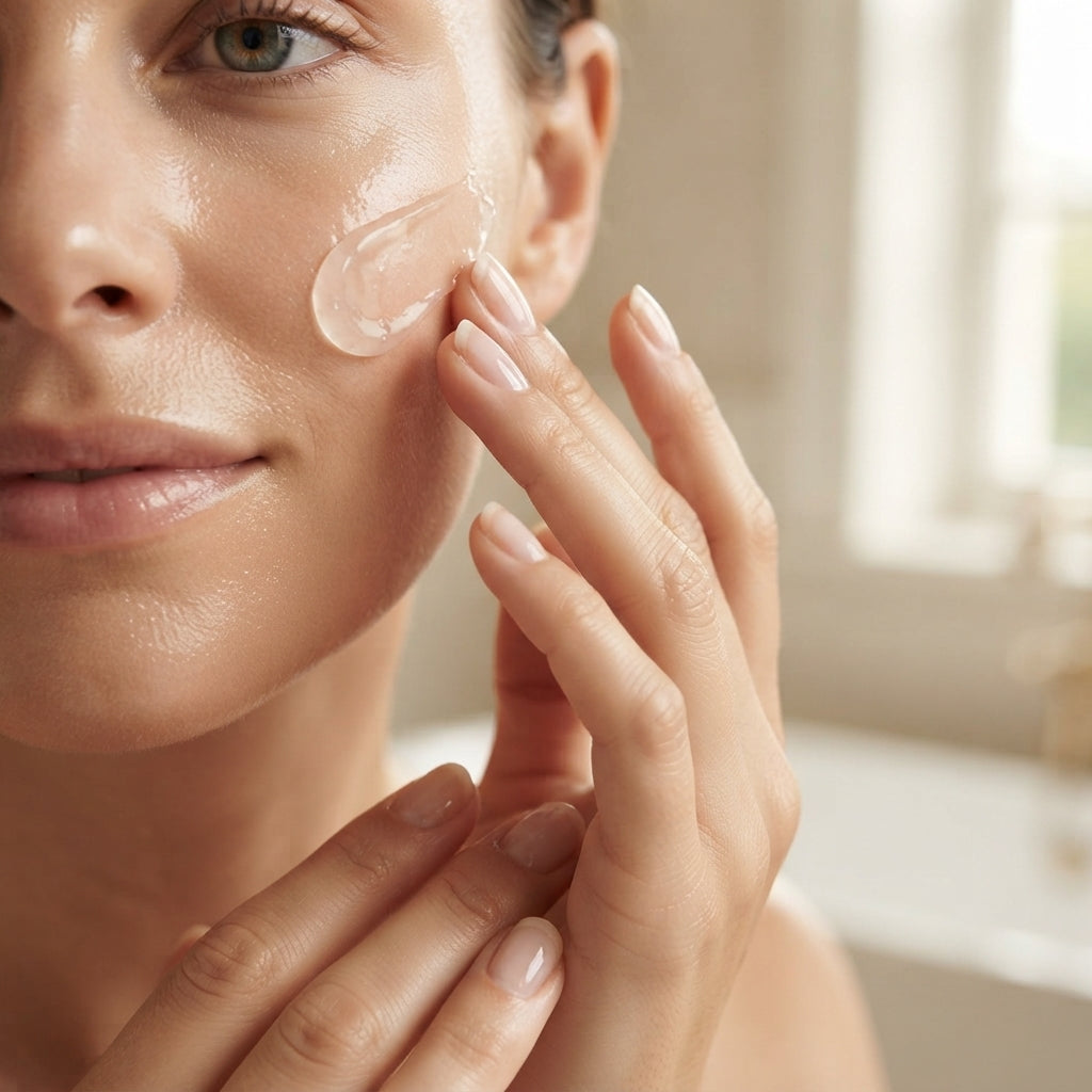 Therapium NIACARIS™ Pore Refining Gel Cream, in use