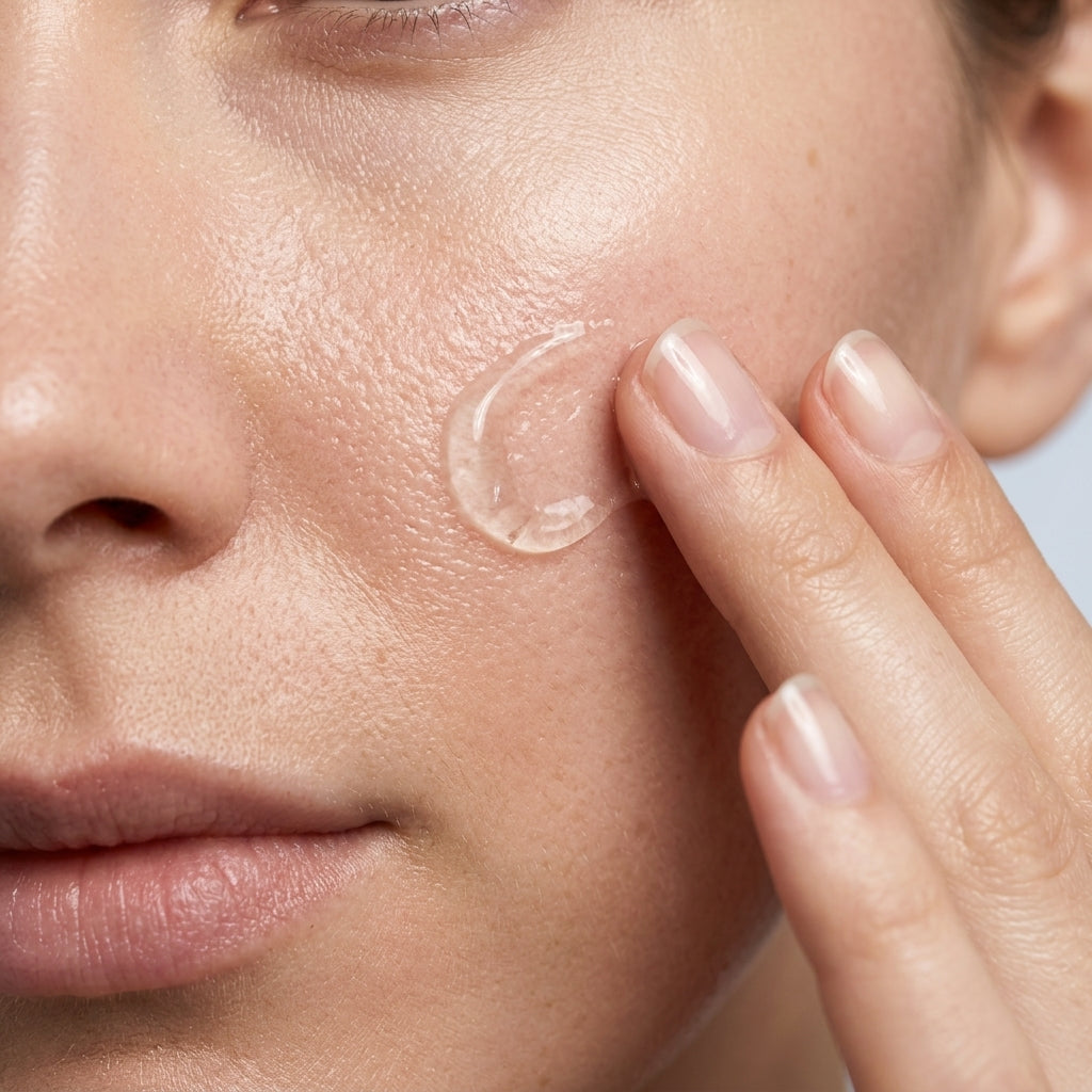 Therapium HYDRALIS™ Oil-Free Hydrating Gel, in use