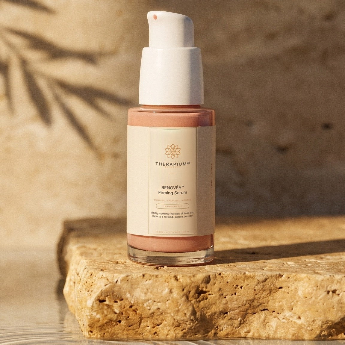 Therapium RENOVÉA™ Firming Serum, styled scene