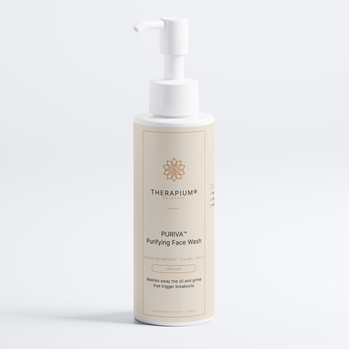 Therapium PURIVA™ Purifying Face Wash, studio photo