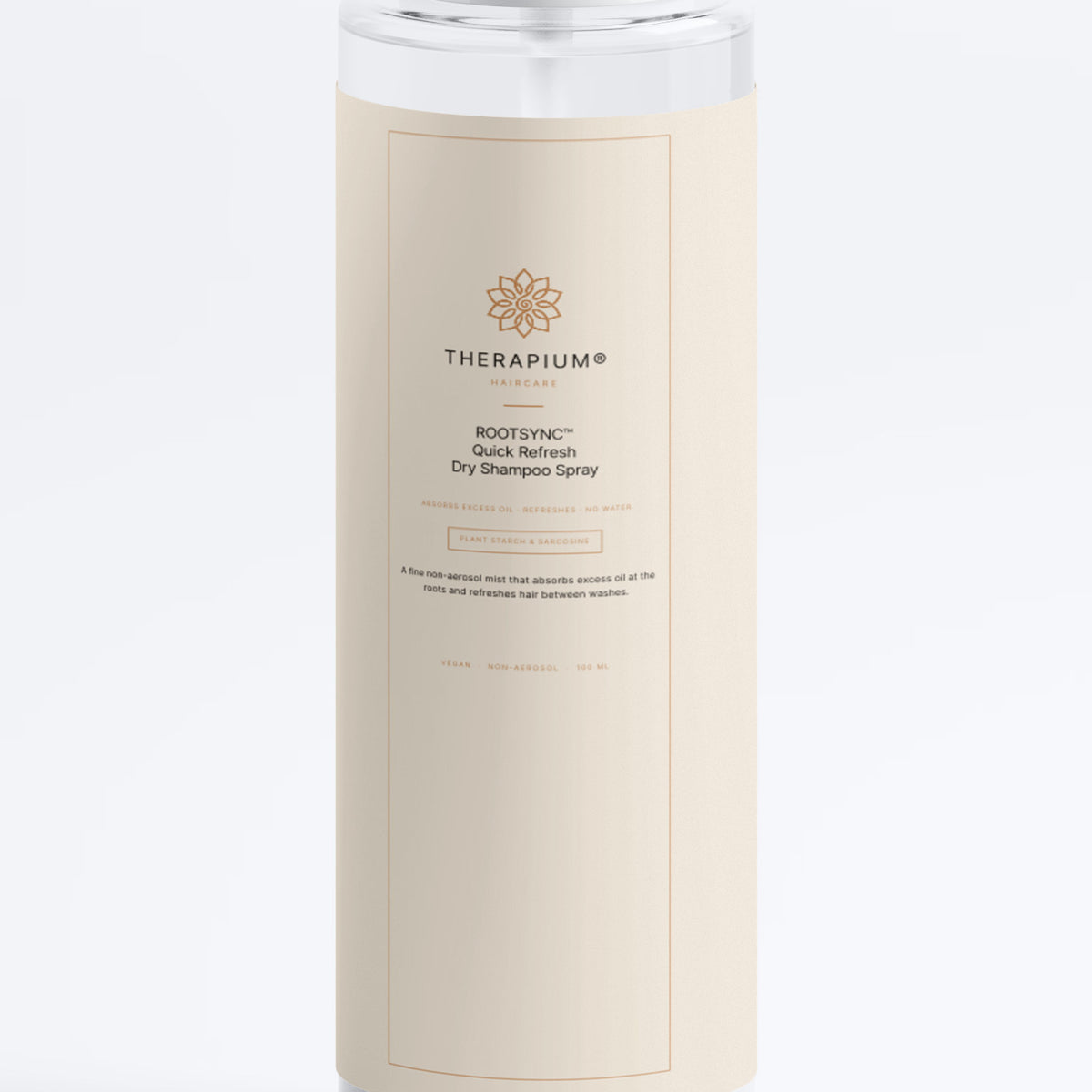 Therapium ROOTSYNC™ Quick Refresh Dry Shampoo Spray, front label