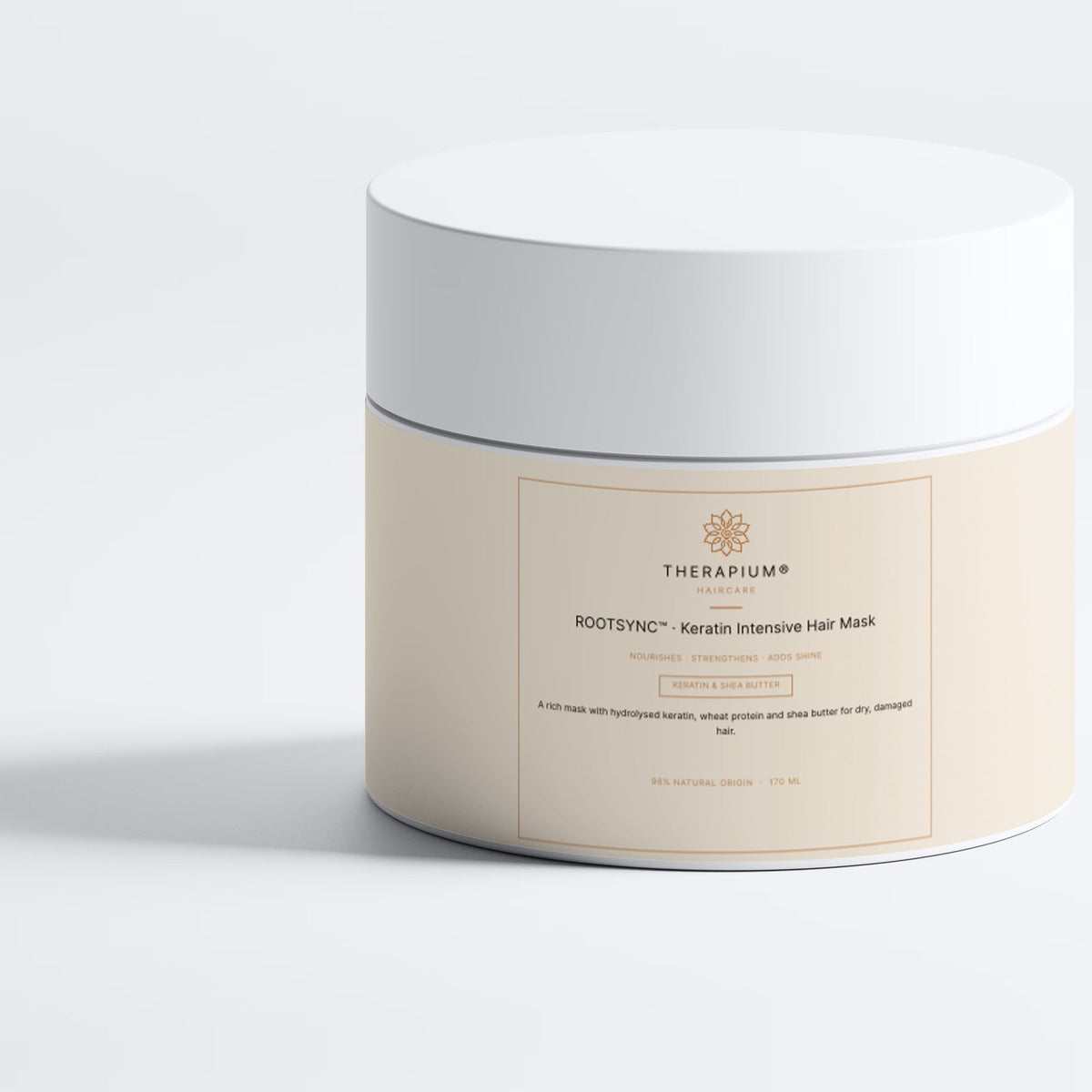Therapium ROOTSYNC™ Keratin Intensive Hair Mask, studio photo