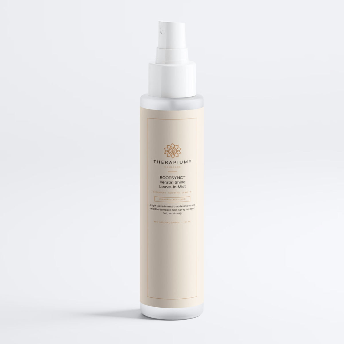 Therapium ROOTSYNC™ Keratin Shine Leave-In Mist, studio photo