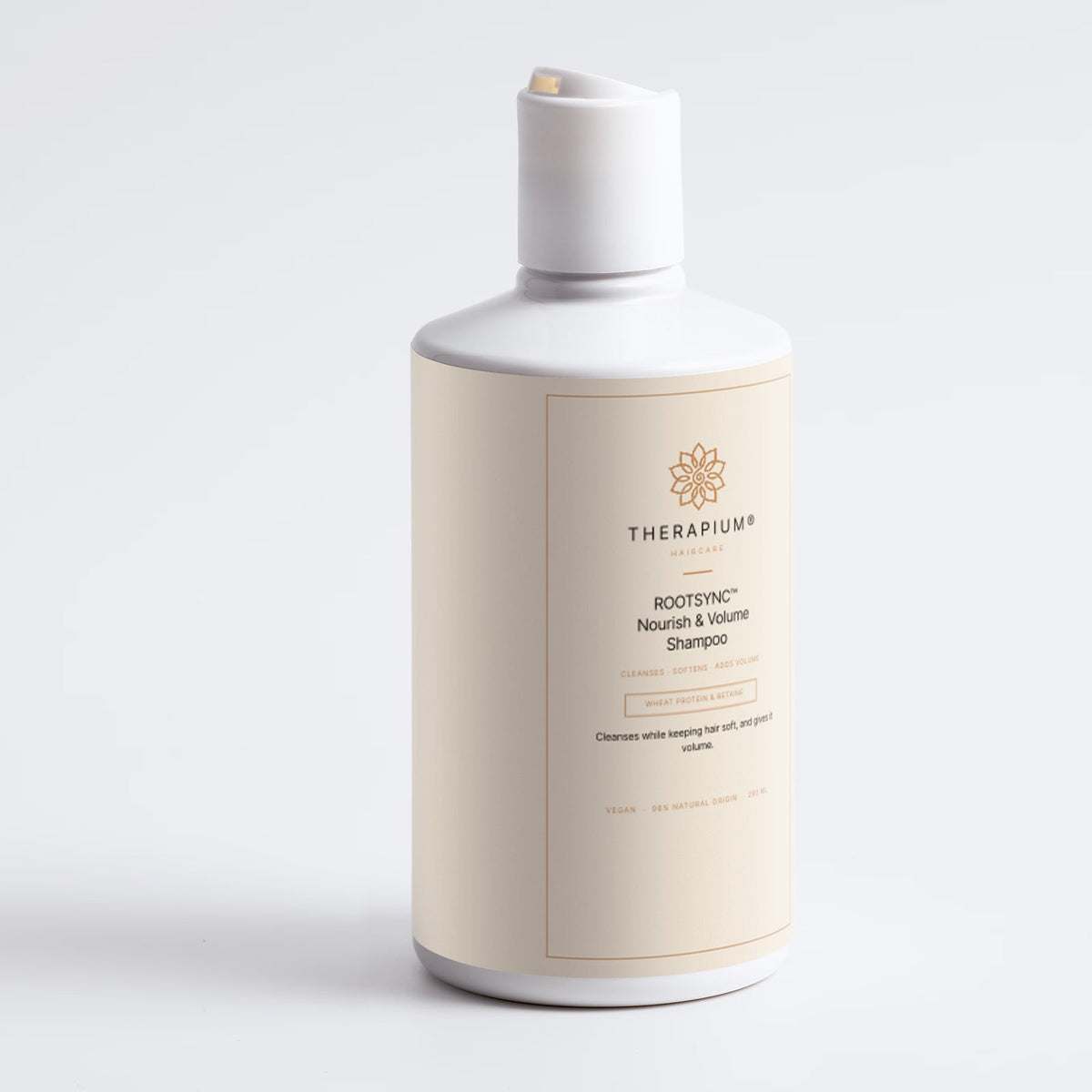 Therapium ROOTSYNC™ Nourish & Volume Shampoo, studio photo