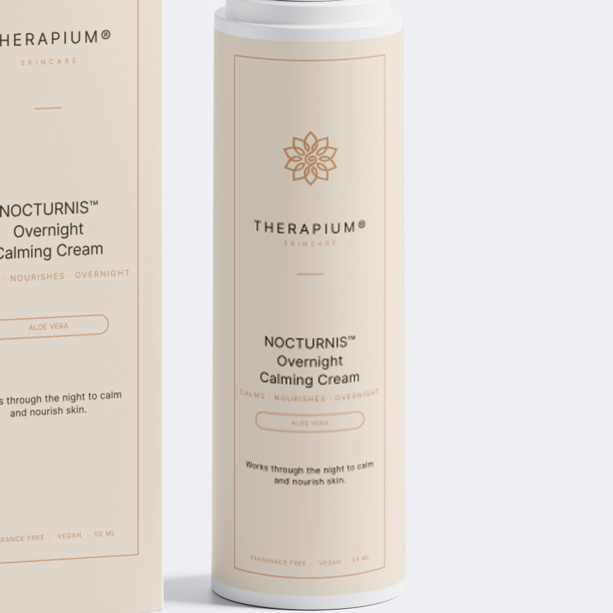 Therapium NOCTURNIS™ Overnight Calming Cream, front label