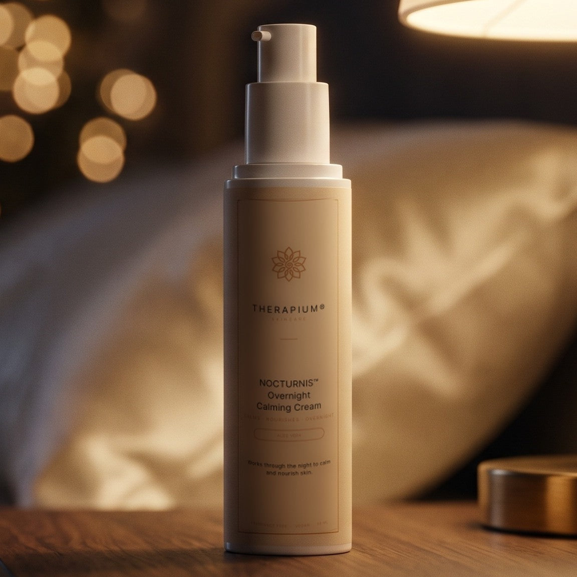 Therapium NOCTURNIS™ Overnight Calming Cream, styled scene