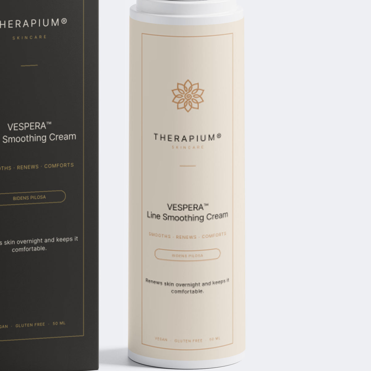 Therapium VESPERA™ Line Smoothing Cream, front label