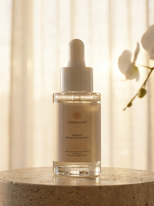 Therapium AEQUILIS™ Rebalancing Jelly Serum, styled scene