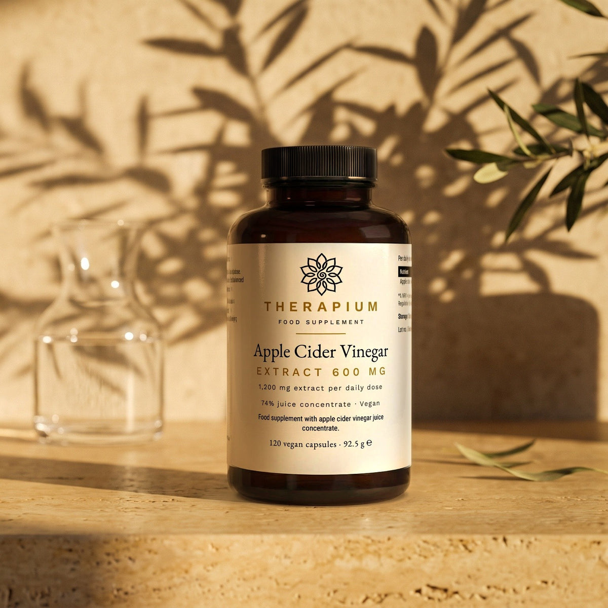 Therapium ACETARIS™ Apple Cider Vinegar Extract — 120 capsules, styled scene