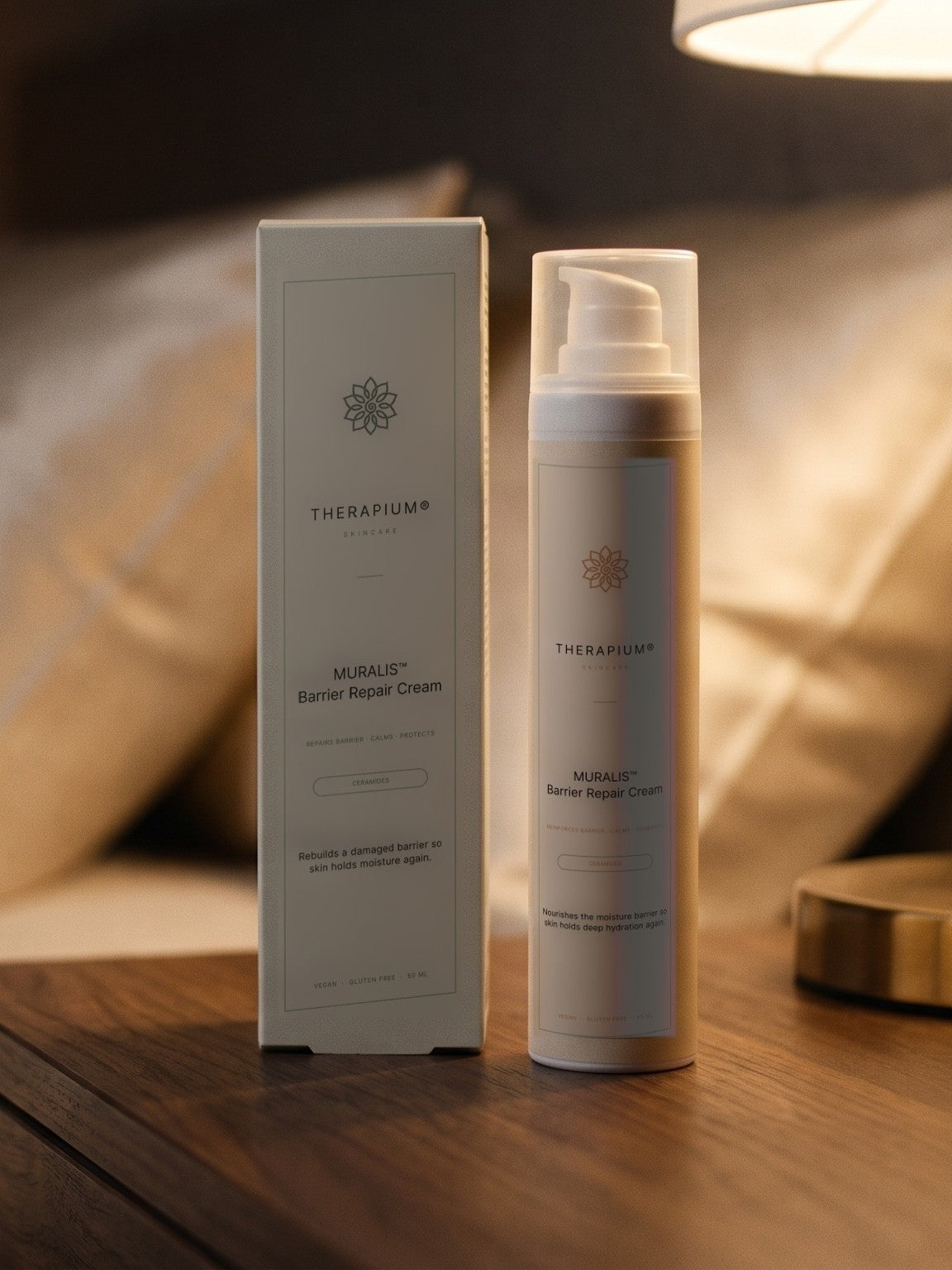 Therapium MURALIS™ Ceramide Barrier Cream, styled scene