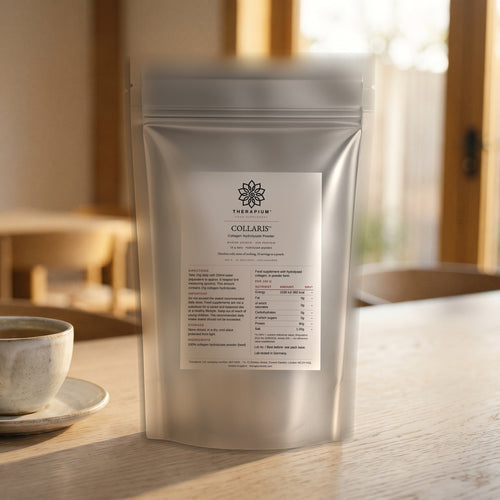 Therapium COLLARIS™ Collagen Hydrolysate Powder — 500 g, styled scene