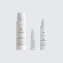 Therapium KOJARIS Ritual set: Brightening Exfoliator, Dark Spot Corrector and Dark Spot Face Cream side by side